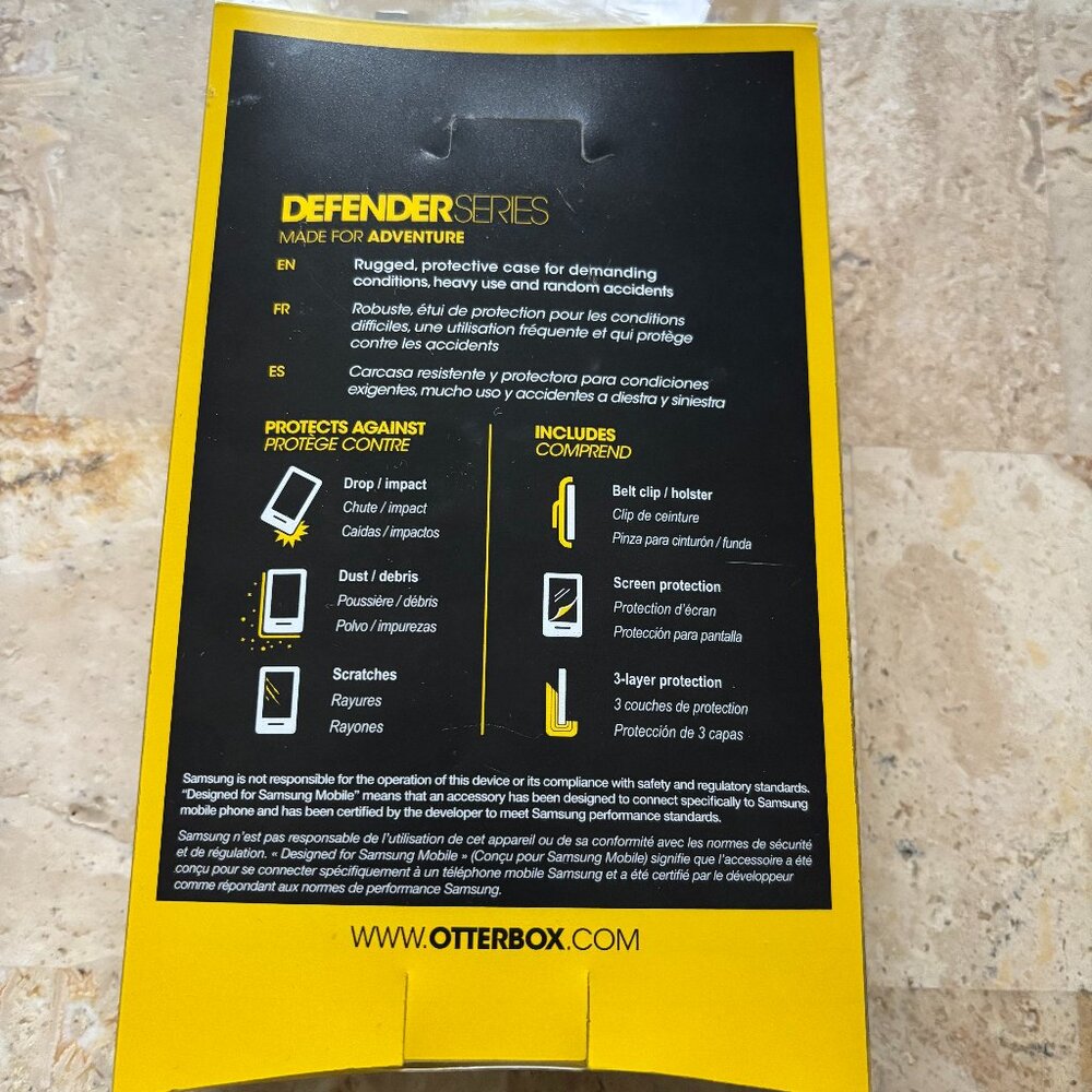 Samsung Galaxy Note 4 Otter Box Defender Rugged Protection - Picture 2 of 3